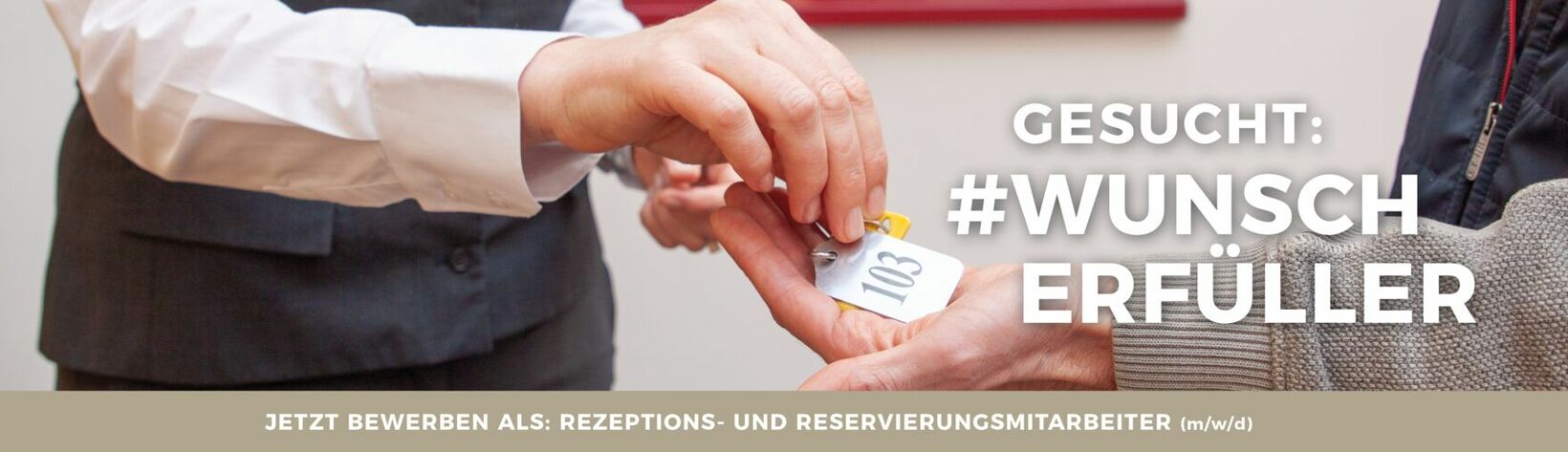 Reservierungs-/Rezeptionsmitarbeiter(m/w/d)